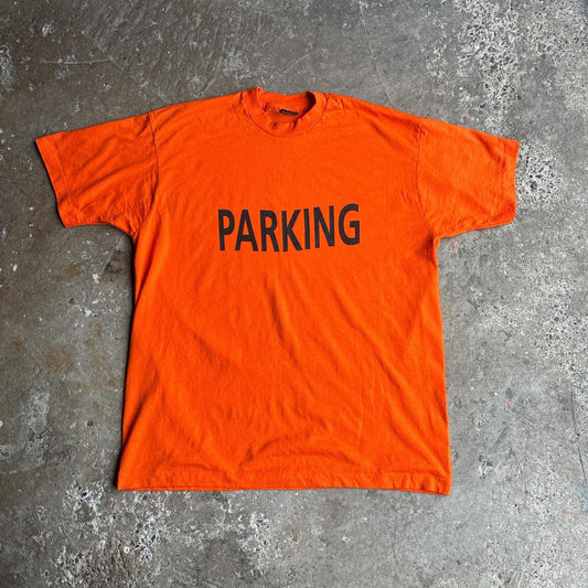 Vintage Orange ‘PARKING’ Single Stitch T-Shirt