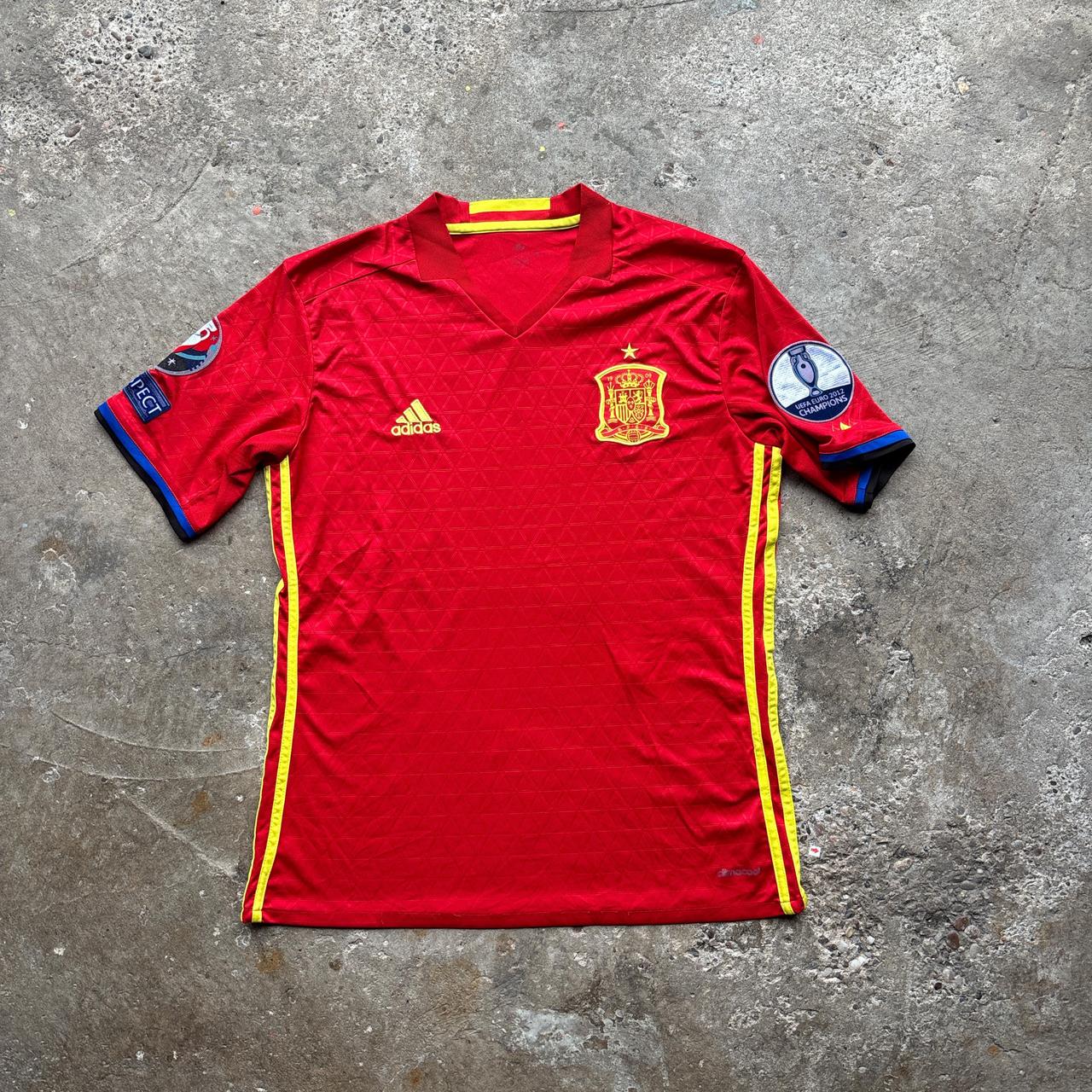 2016-17 Spain Home Adidas Football Shirt