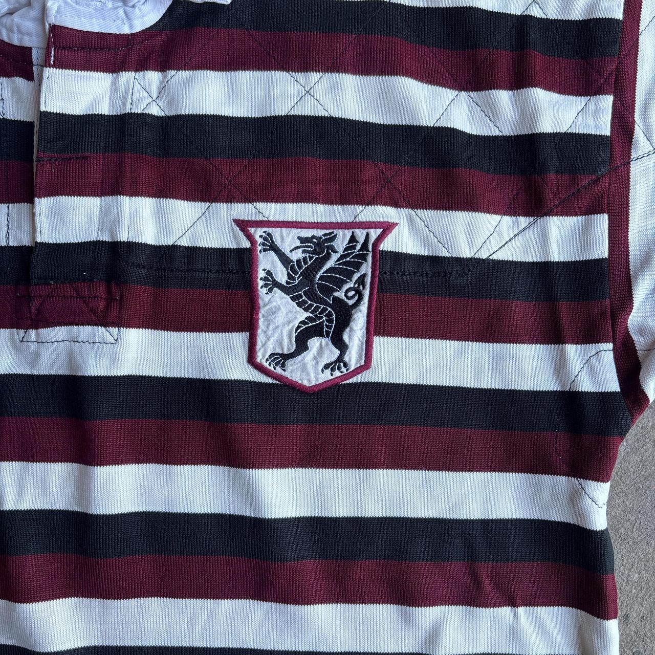 Black & Burgundy ‘17’ Rugby Shirt