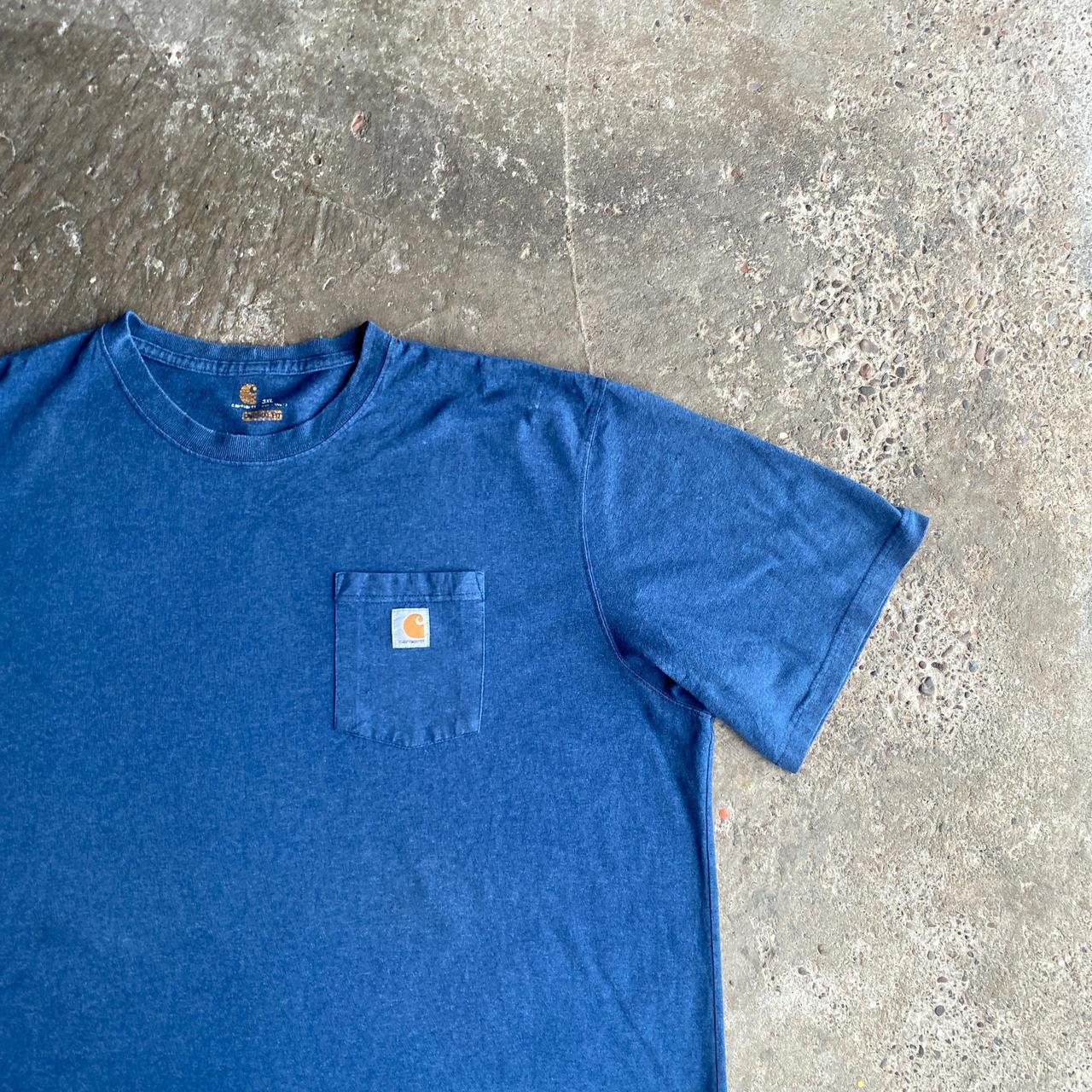 Blue Carhartt Pocket T-Shirt - 3XL