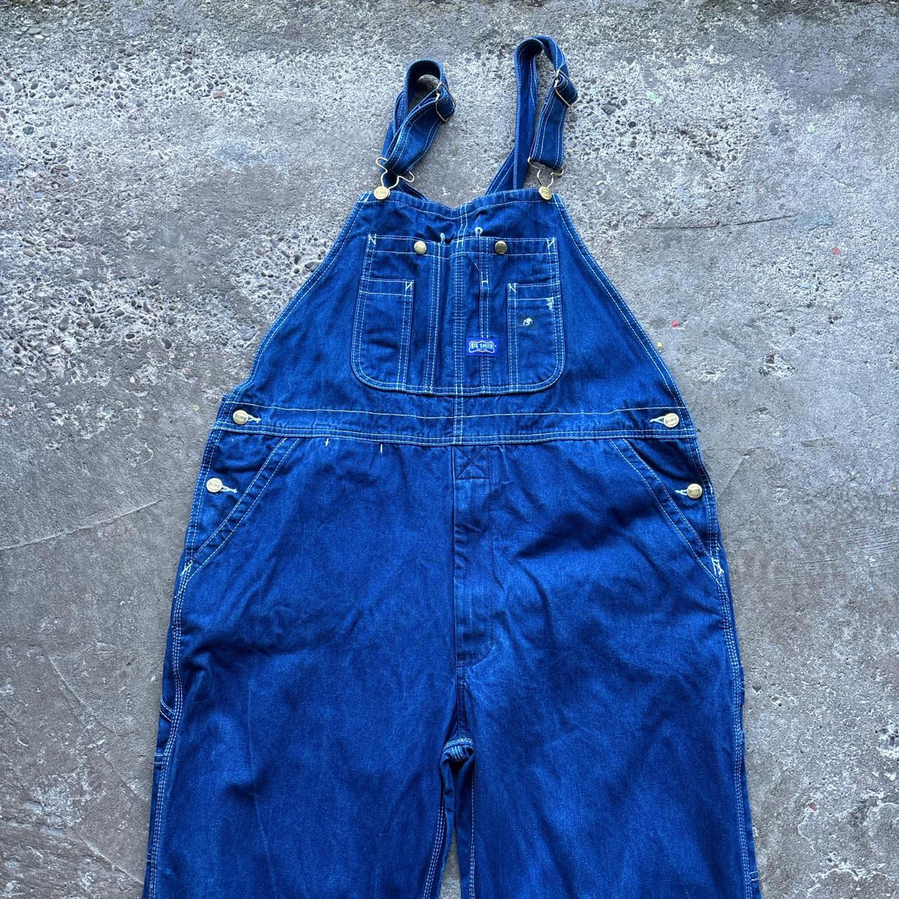 Blue Big Smith Dungarees - W40