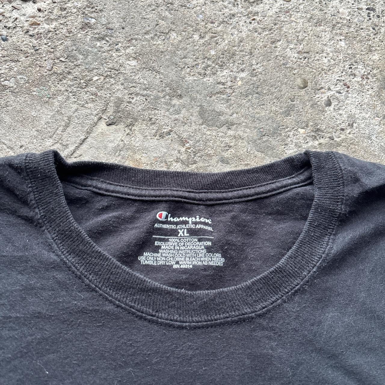 Black Champion t-shirt with Oregon graphic - XL