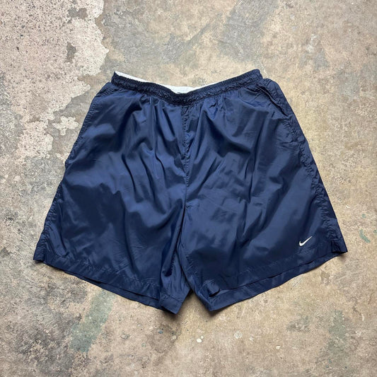 00s Navy Nike Activewear Shorts - XL