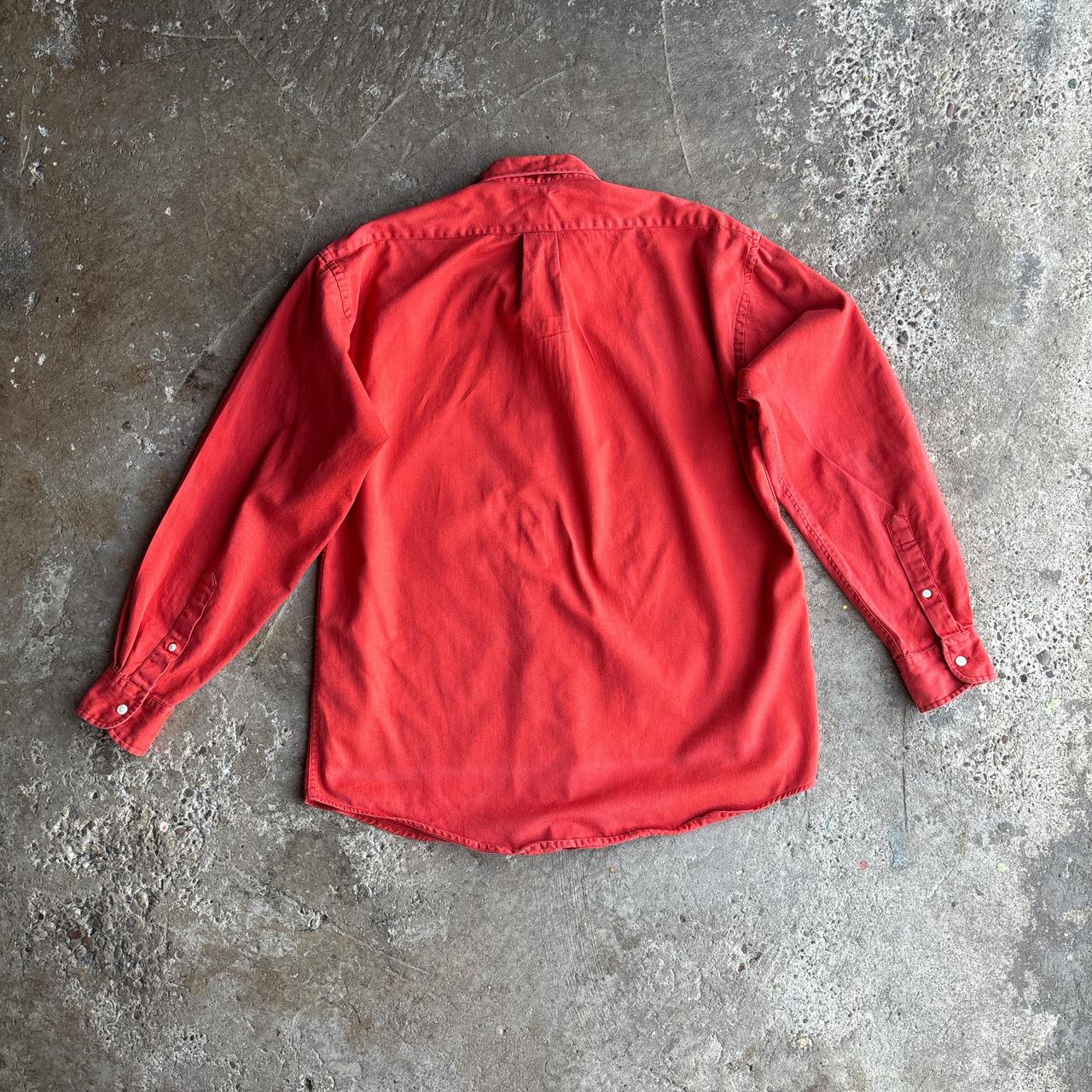 Red Yves Saint Laurent Oxford Shirt - M