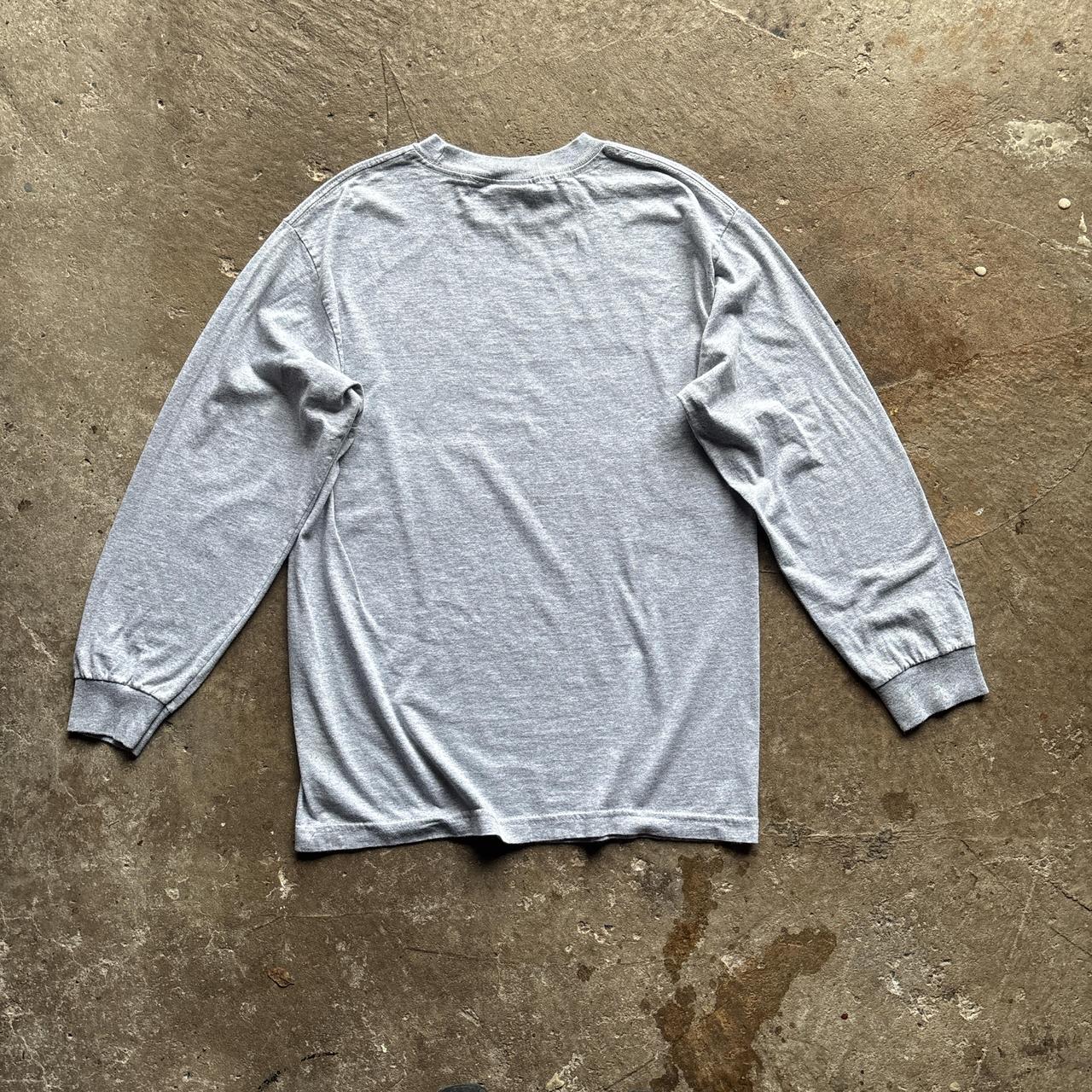 00s Grey Majestic Red Sox Baseball long sleeve top - M