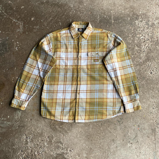 Multi-coloured Checkered Dickies Flannel Shirt - L