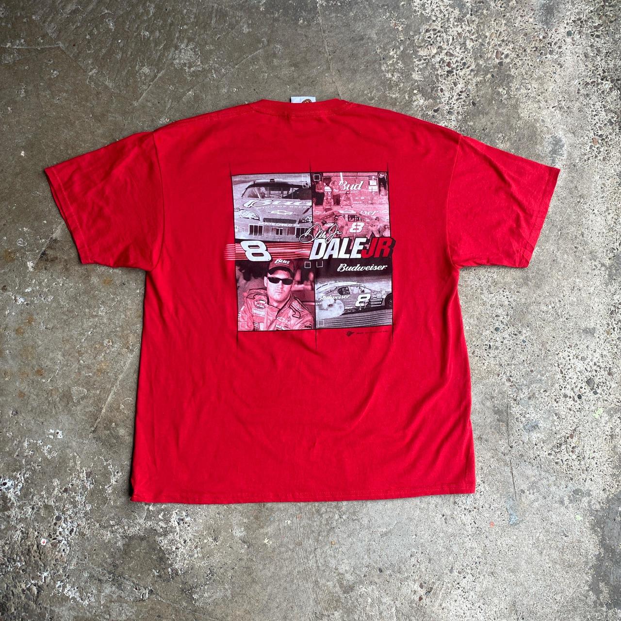 Red Dale Jr 8 NASCAR Budweiser T-Shirt