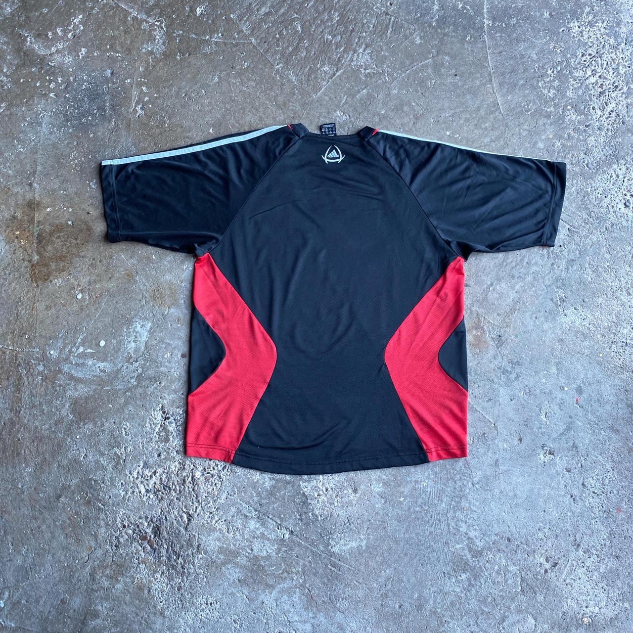 Vintage Black & Red Adidas Predator Sportswear Top - M