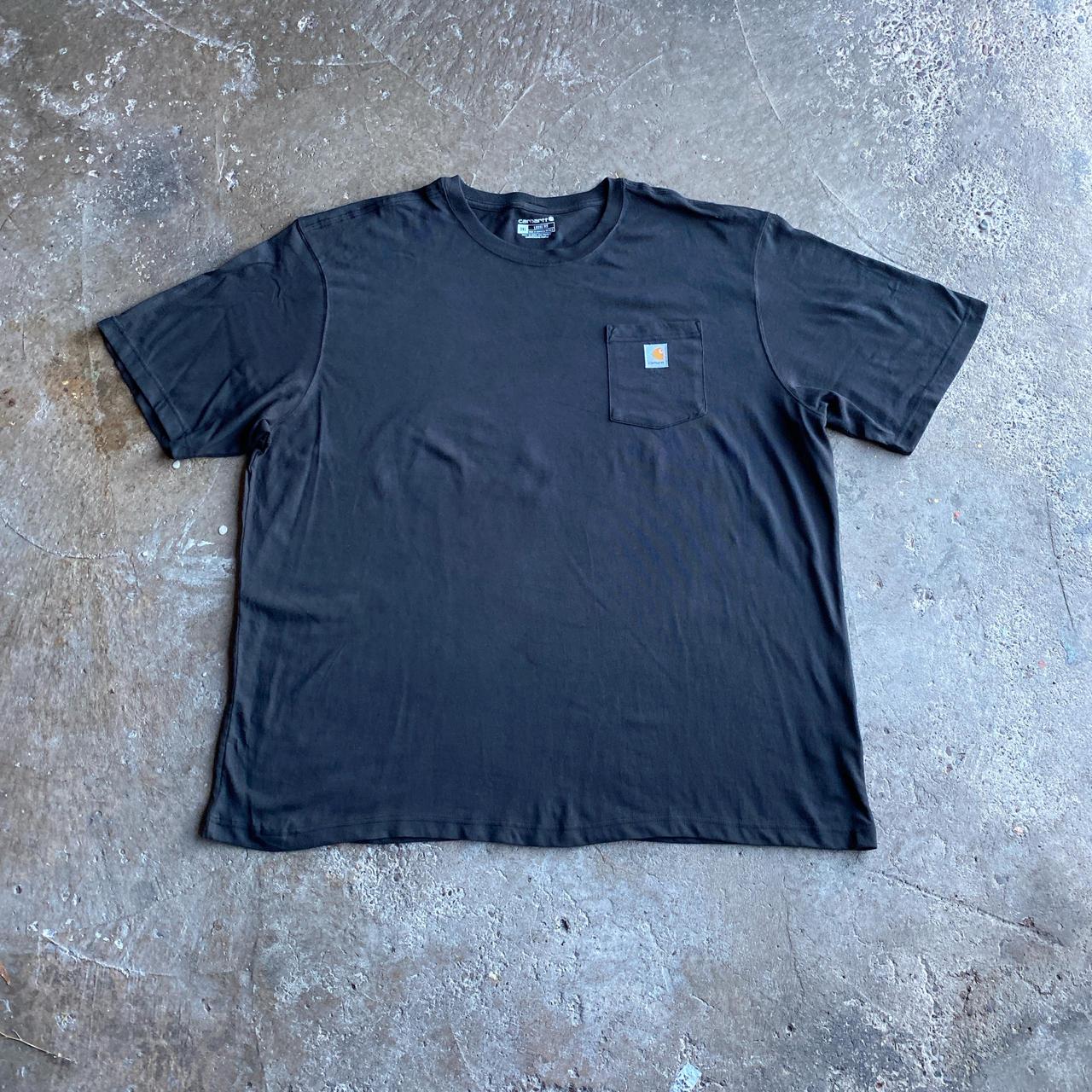 Black Loose Fit Carhartt Pocket T-Shirt - 3XL