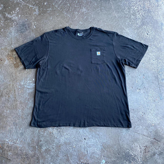Black Loose Fit Carhartt Pocket T-Shirt - 3XL