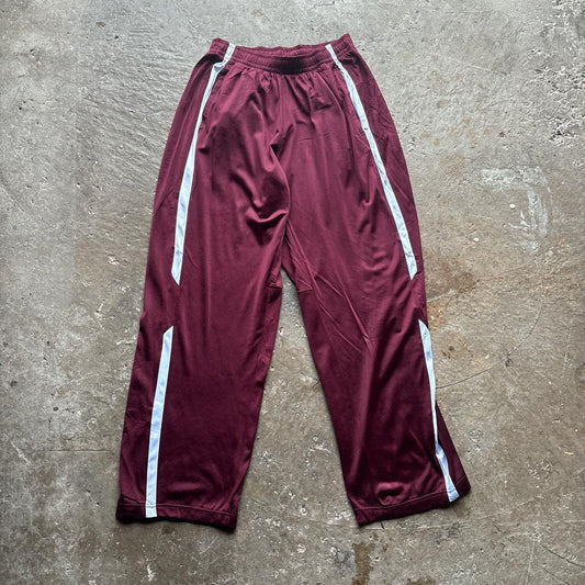 Burgundy Nike Sweatpants - M