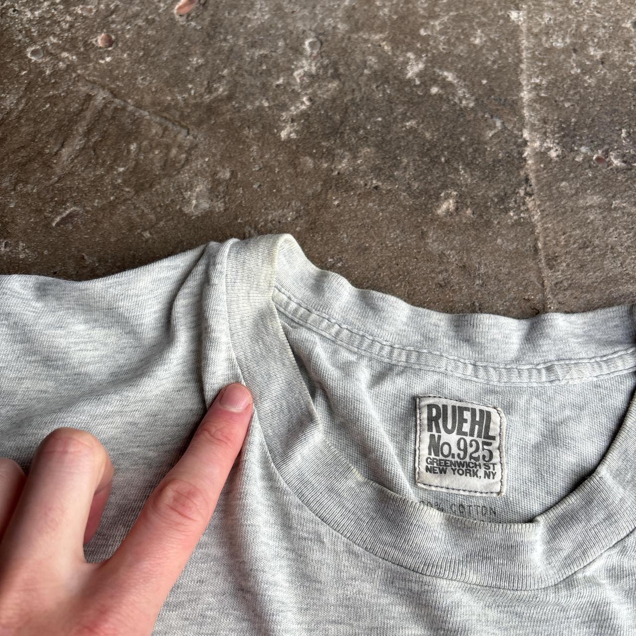 Grey ‘The New York School’ Graphic Text T-Shirt - L