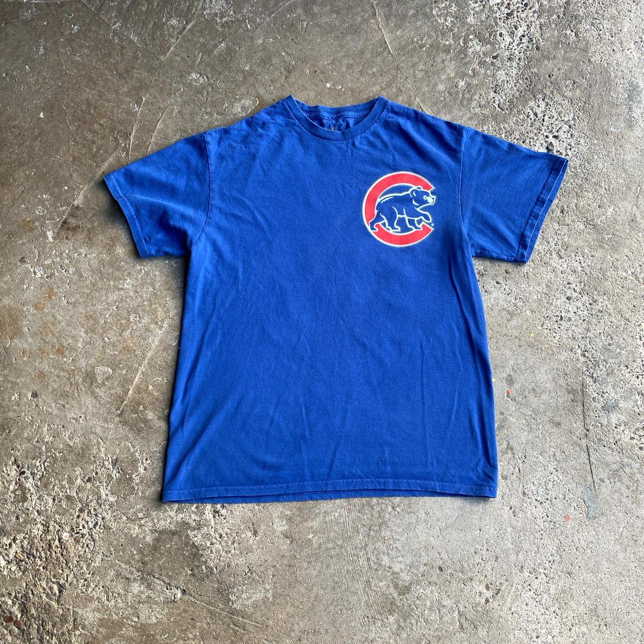 Blue Chicago Cubs Graphic Baseball T-Shirt - M