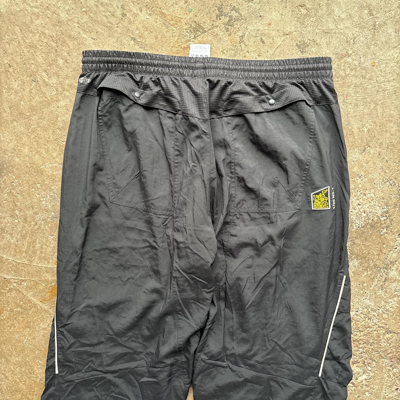 00s Black Adidas track pants