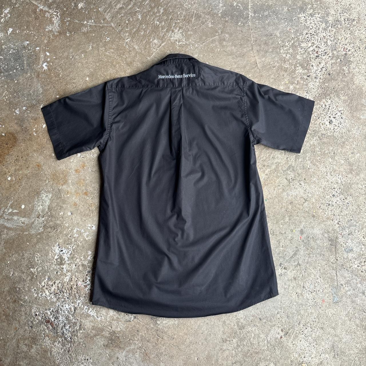 Black Mercedes-Benz Black Short-sleeve Shirt