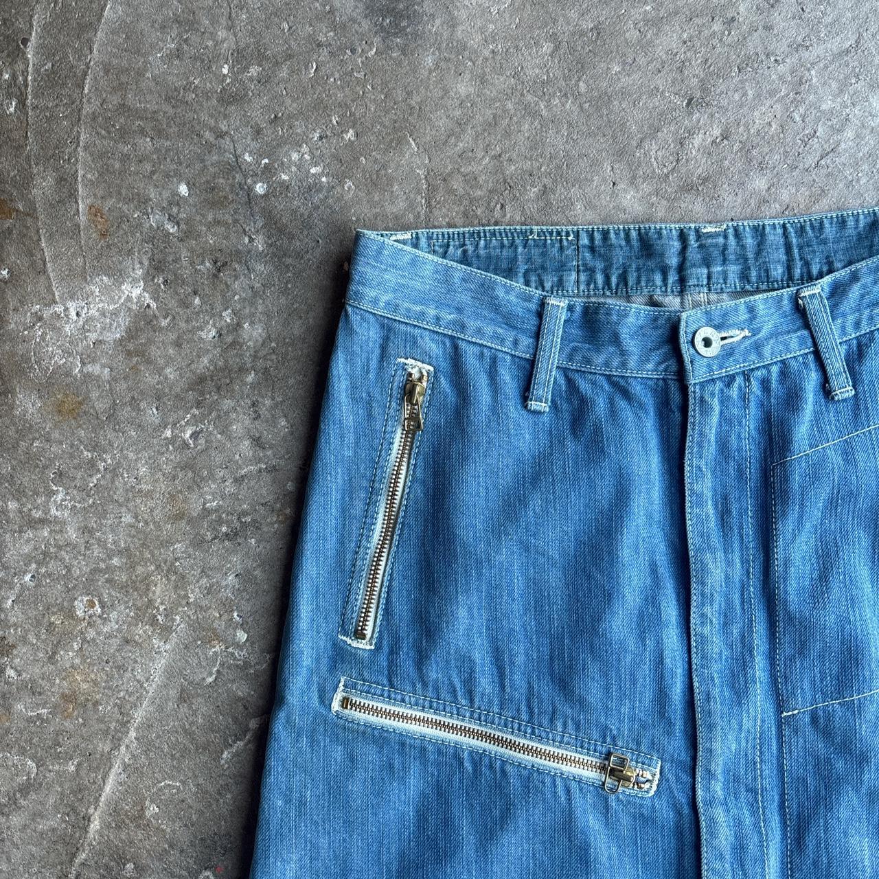 Michiko Koshino Blue Denim Skirt