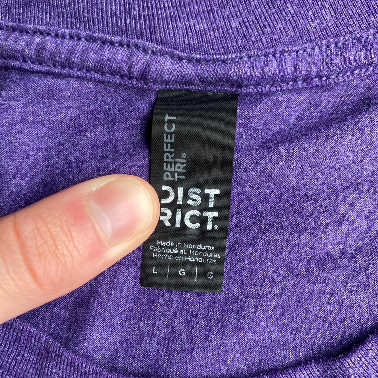 Purple Graphic Drinks T-Shirt - L
