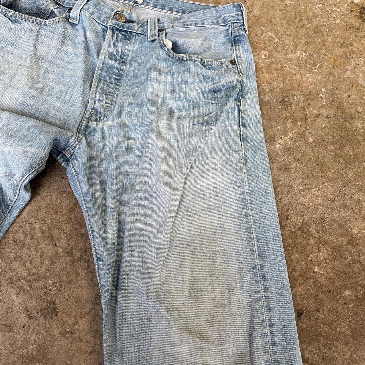 Light blue Levi's 501 jeans