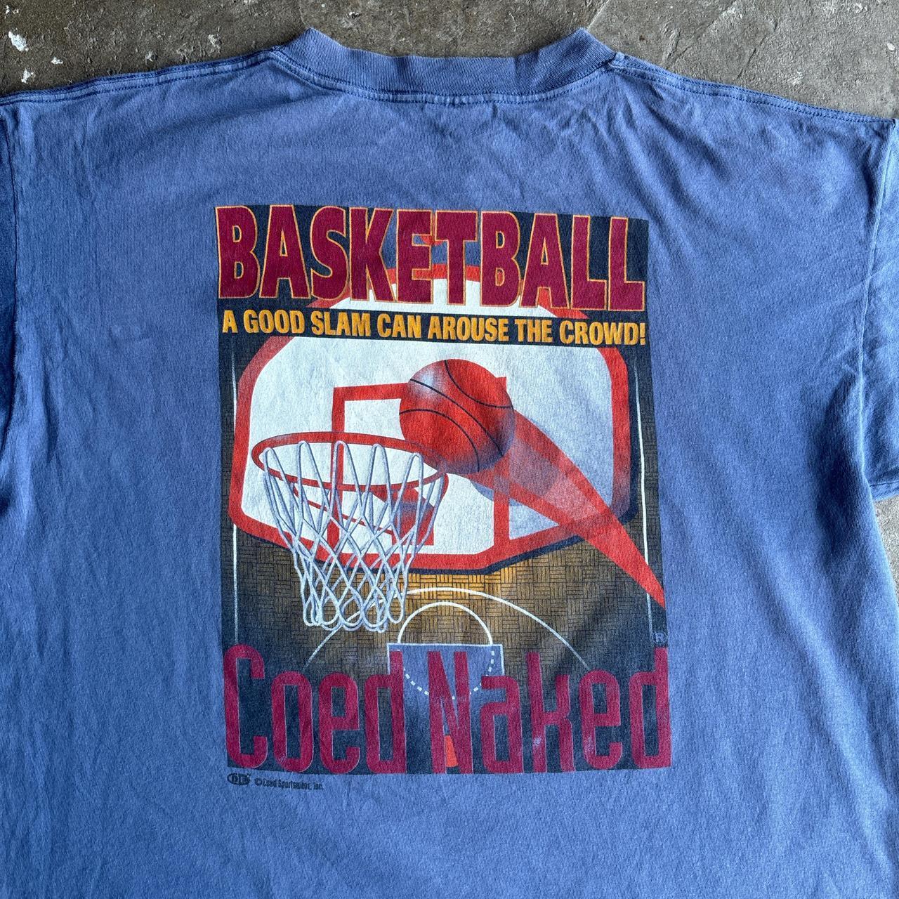 Vintage Blue 90’s Graphic Basketball T-Shirt - XL