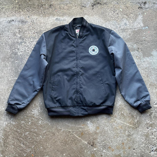 Black and grey Red Kap varsity jacket - L
