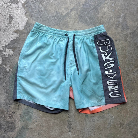 Vintage blue Quiksilver swimming trunks 00s  - W28/M