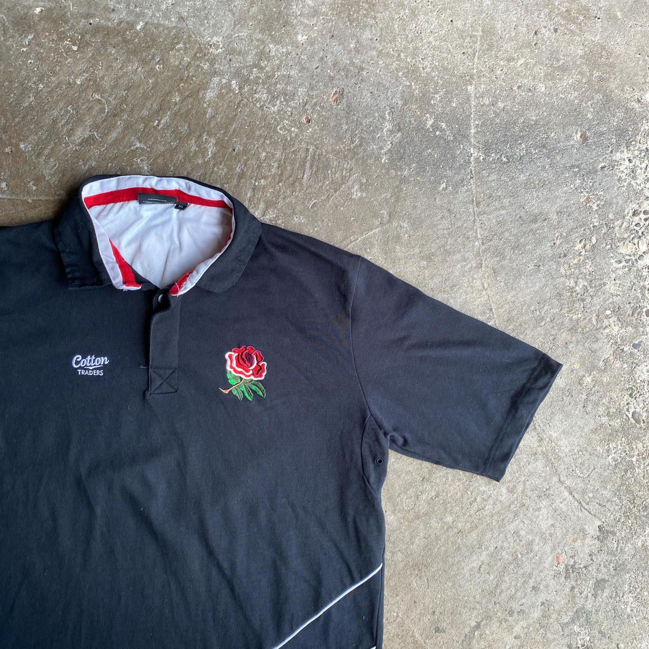 Black England Rugby Guinness Polo Shirt - XL