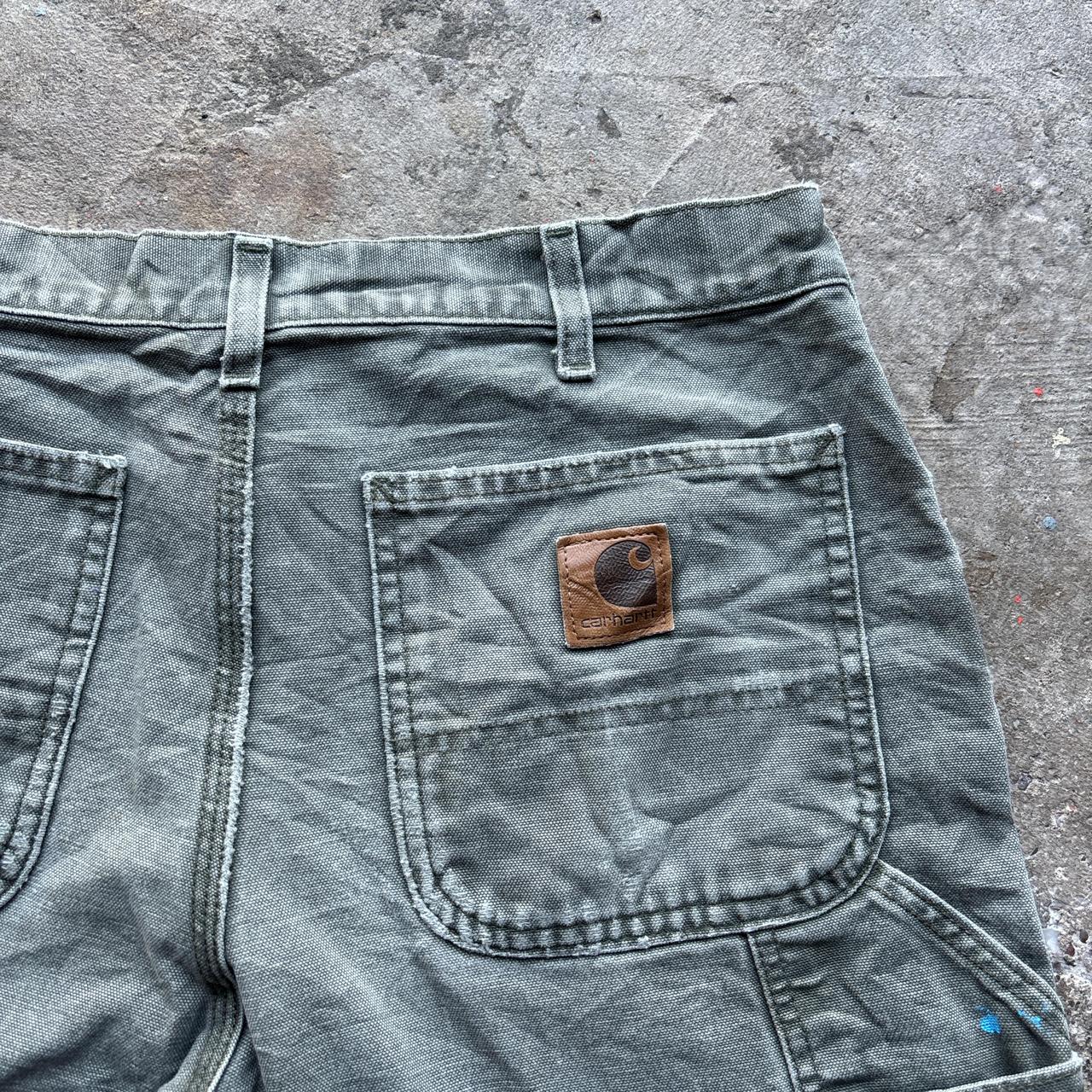 Vintage Grey Carhartt distressed shorts