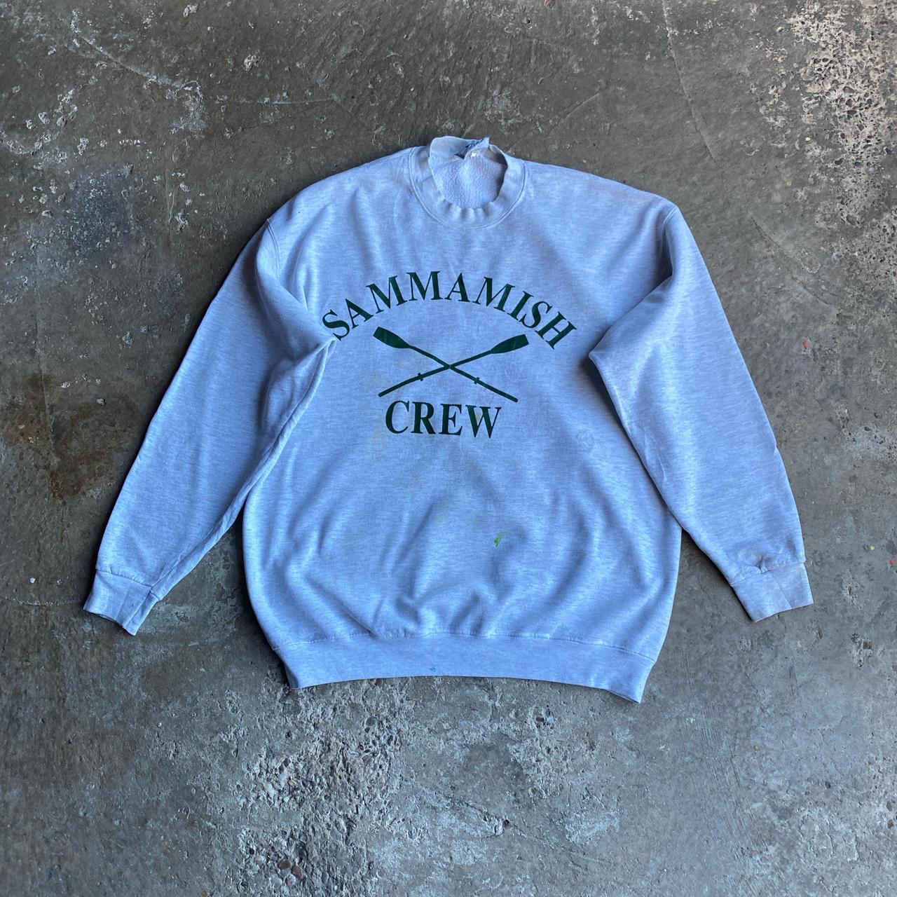 Grey Samamish Crew Graphic Lee Sweatshirt - XL