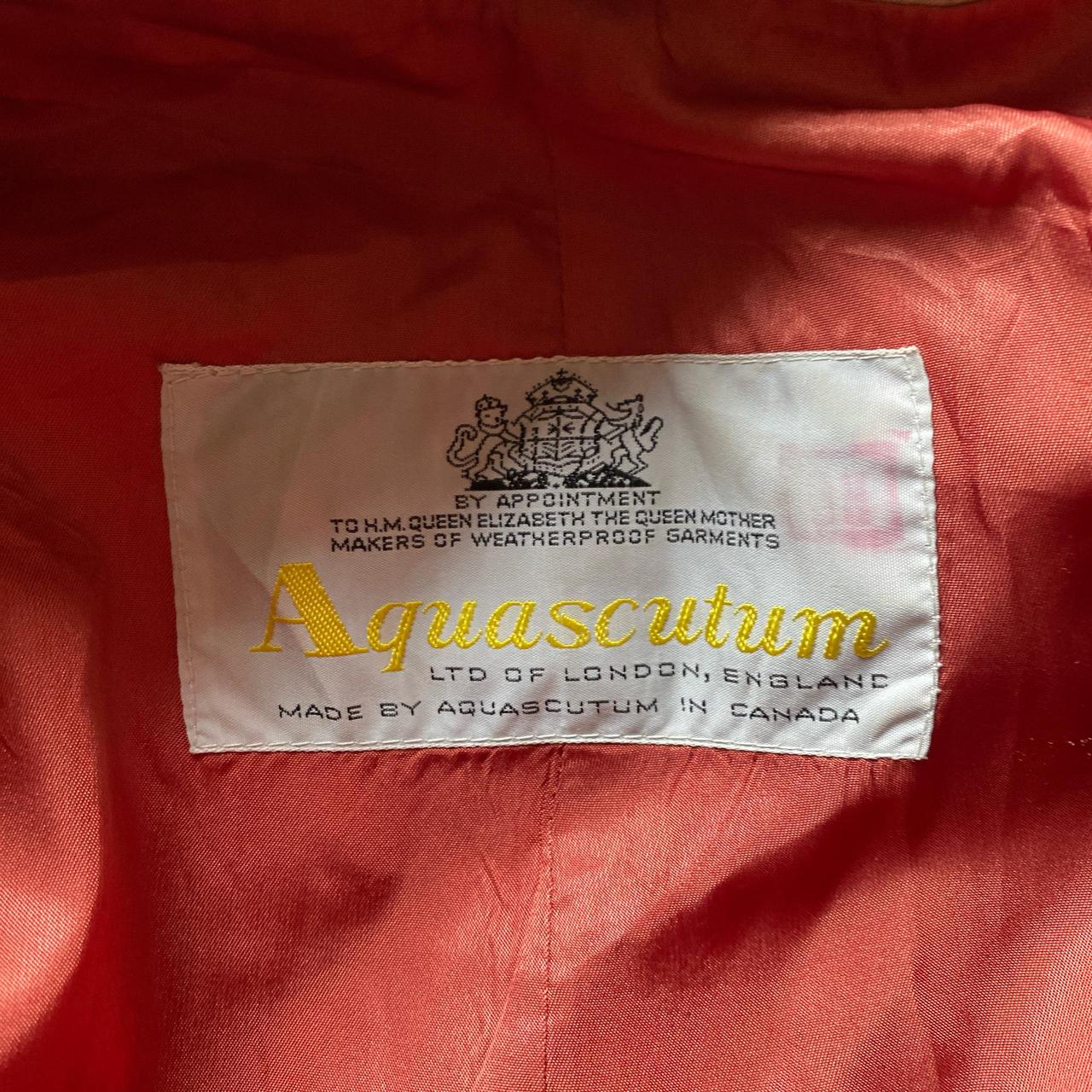 Vintage Cream Aquascutum Trench Coat - L
