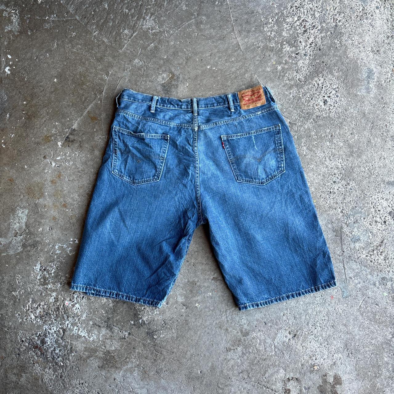 Levi’s 469 Blue Denim Jean Shorts (Jorts)