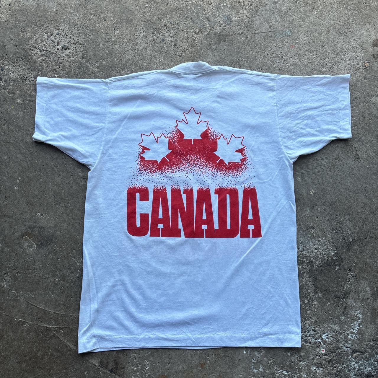 90s White Canada graphic single stitch t-shirt