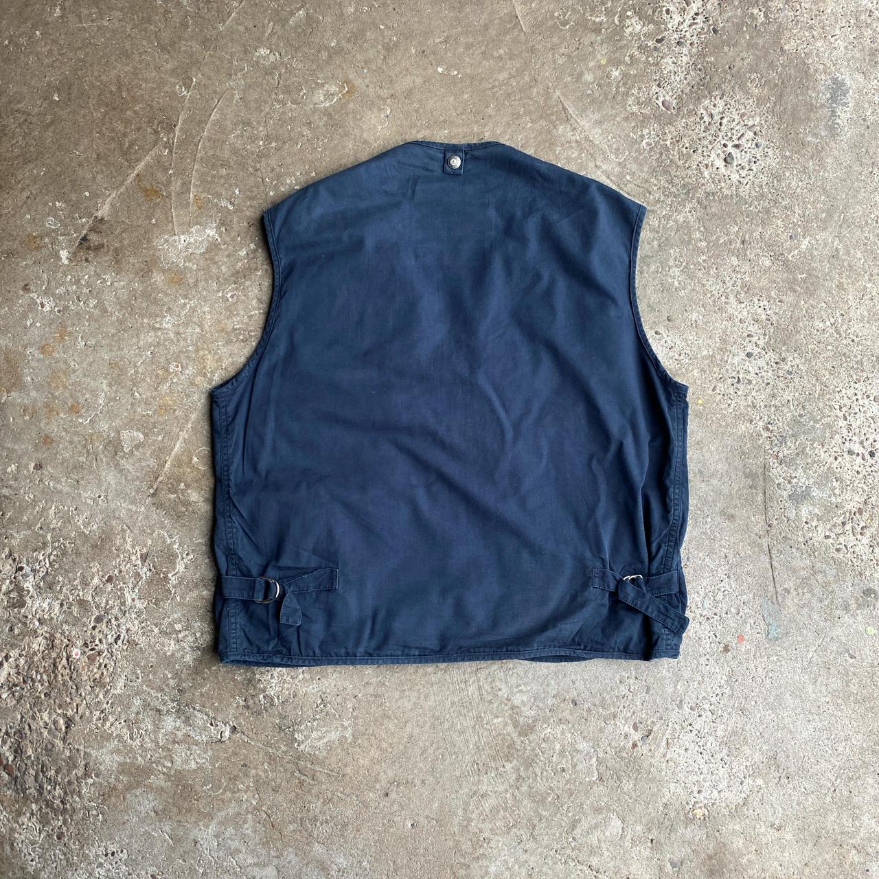 Vintage Navy Navigare Technical Vest Jacket - L