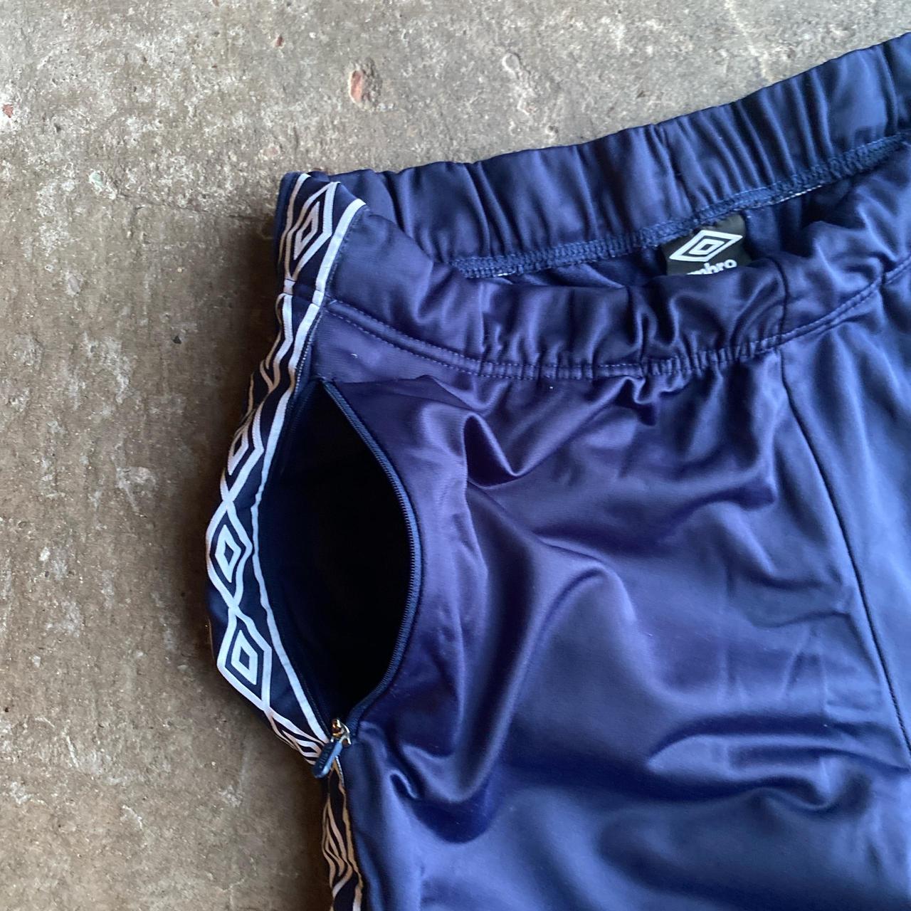Navy Umbro Logo Tracksuit Pants - XL