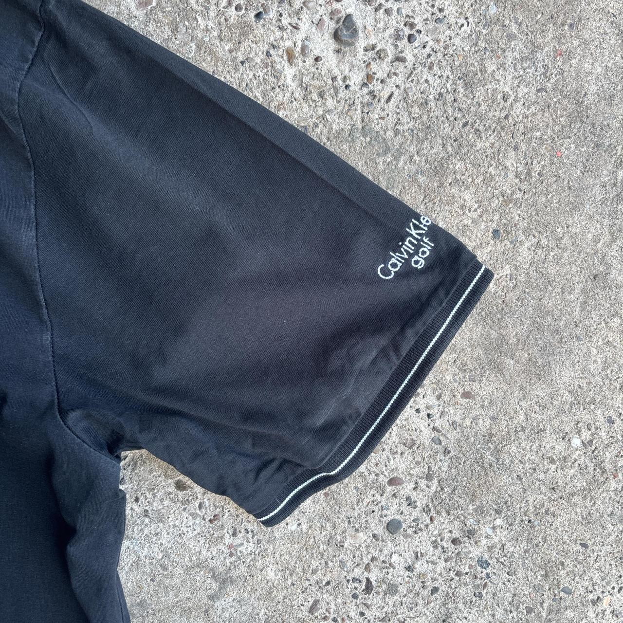 Black Calvin Klein Golf Polo Shirt