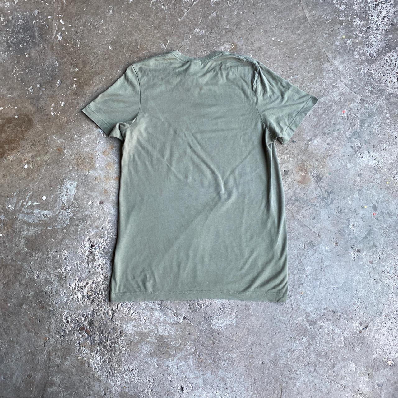 Olive Green Adidas Graphic T-Shirt - S