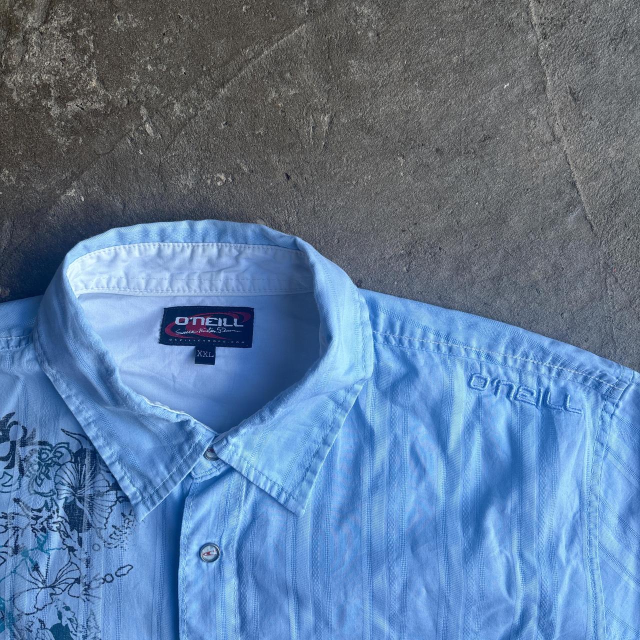 Light Blue O’Neil Patterned Short Sleeve Shirt