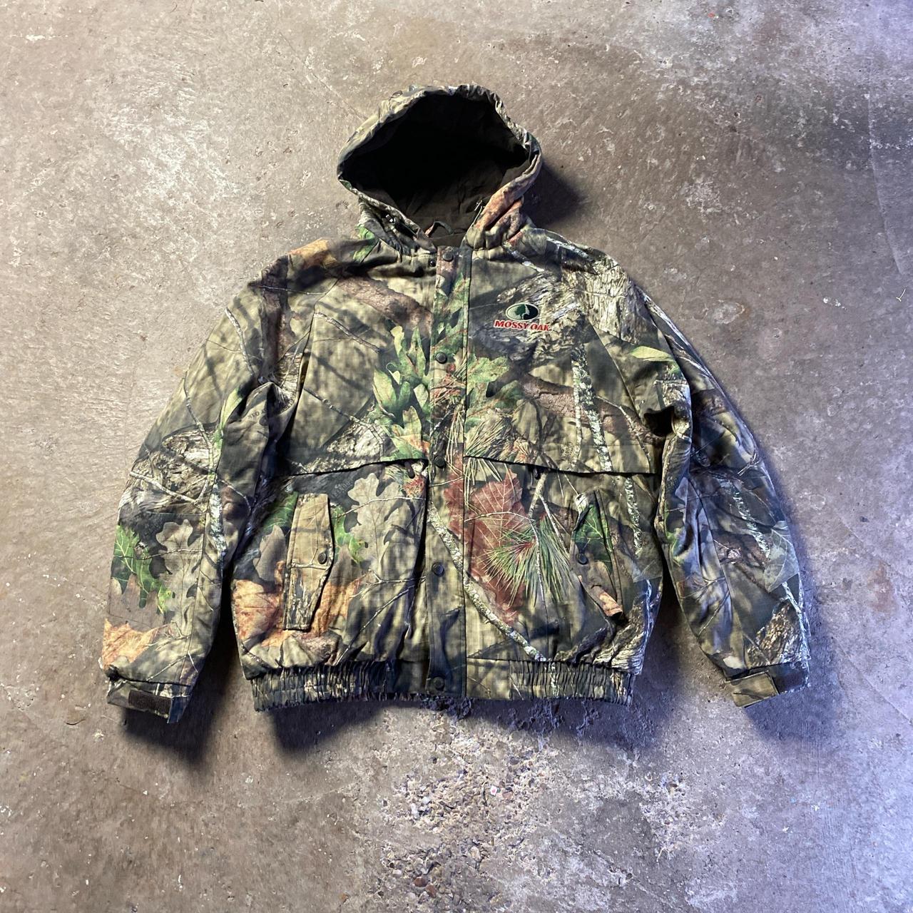 Mossy Oak Woodland Print Hooded Jacket - XL
