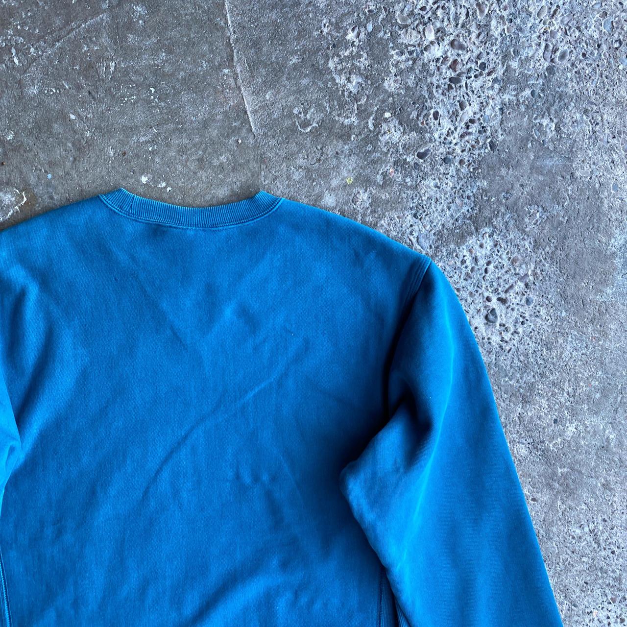 Blue Carhartt Logo Sweatshirt - S