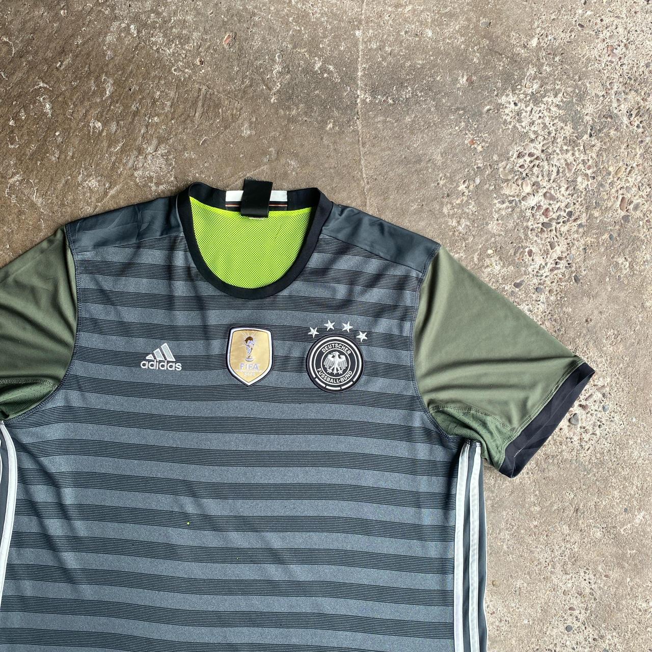 Black & Grey Germany Adidas 2016 Away Shirt - XL