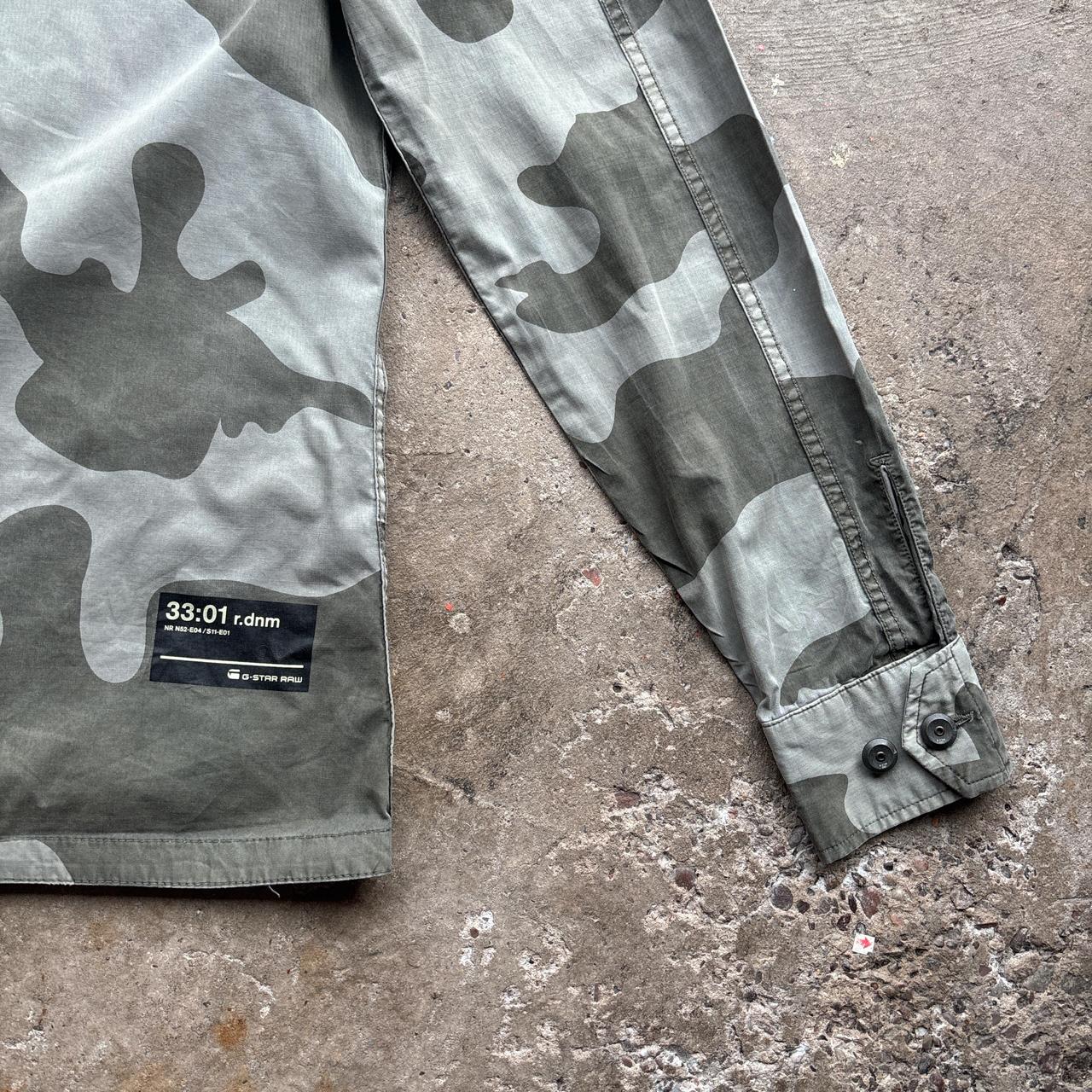Grey Camo G-Star Raw Utility Jacket - M