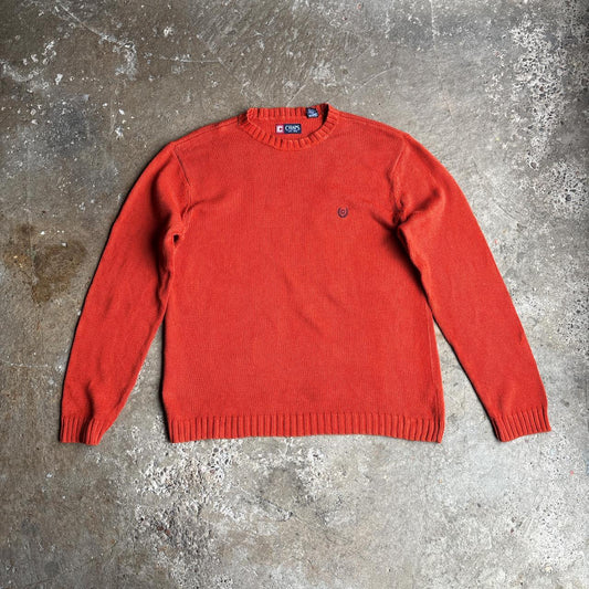 Orange Chaps Heavyweight Knit Jumper - L