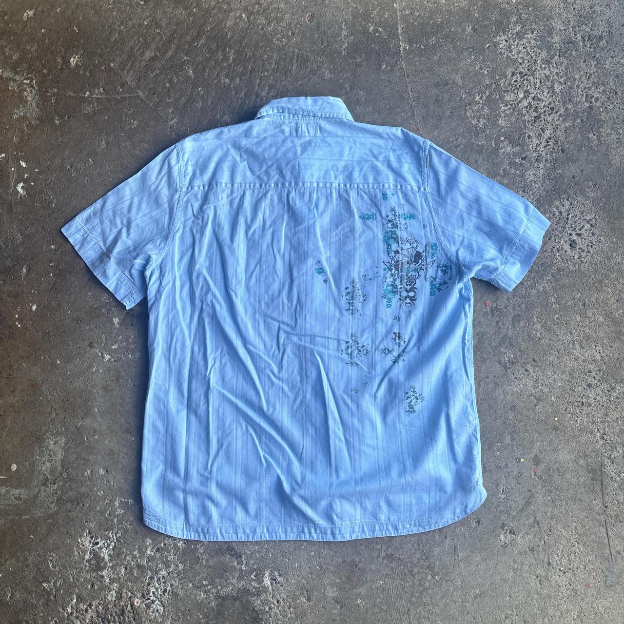 Light Blue O’Neil Patterned Short Sleeve Shirt