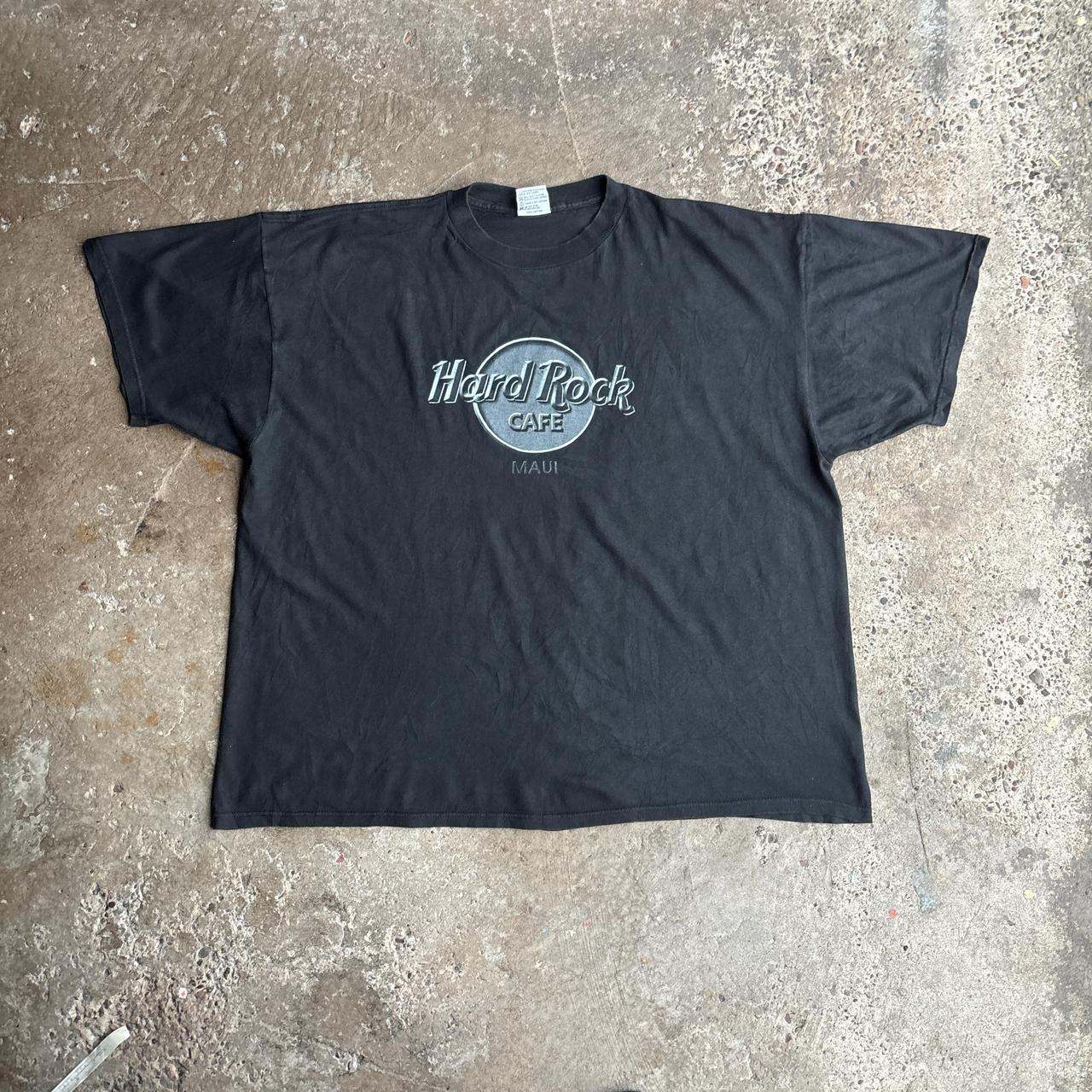 Black Hard Rock Cafe Maui Graphic T-Shirt - 2XL