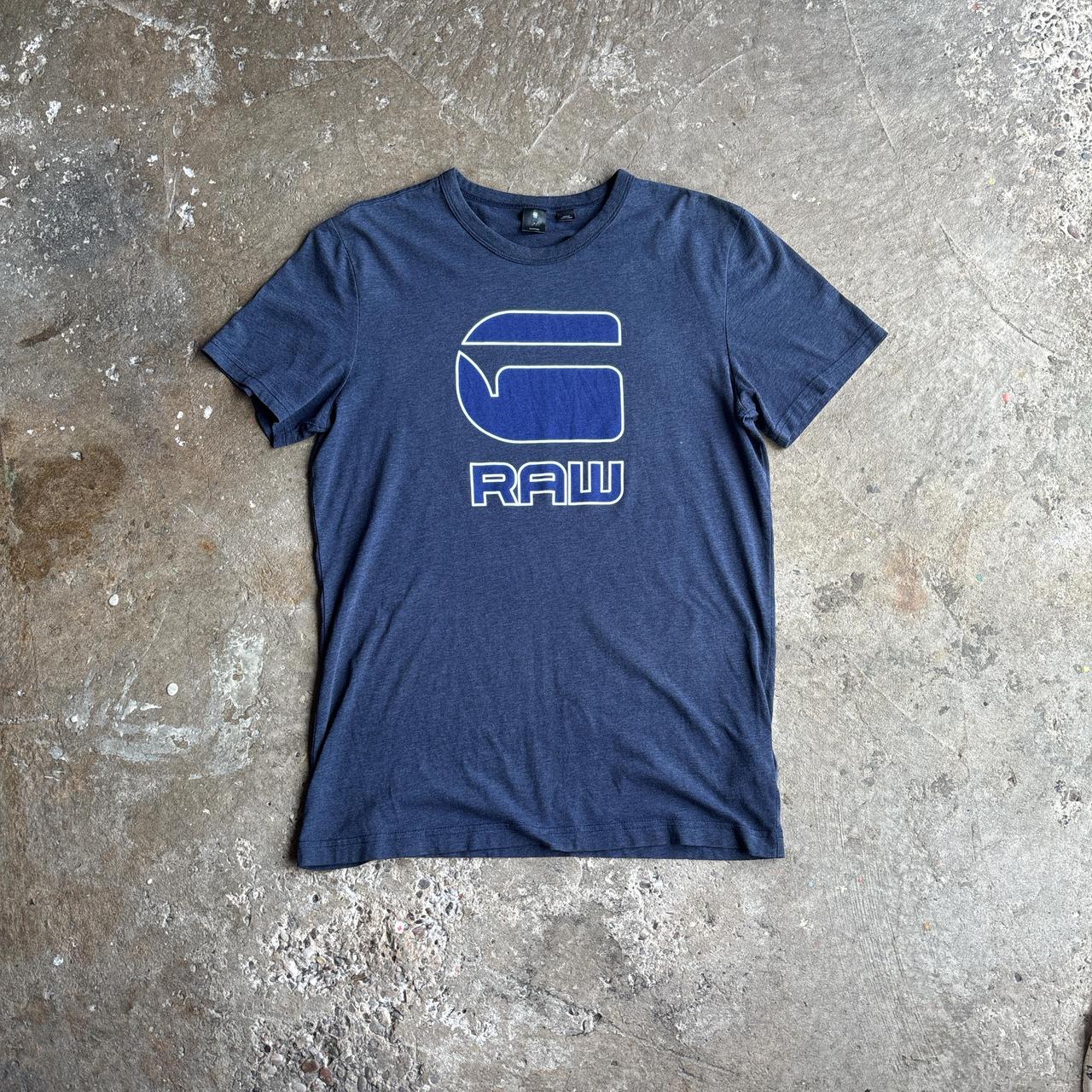 Navy G-STAR RAW Graphic T-Shirt