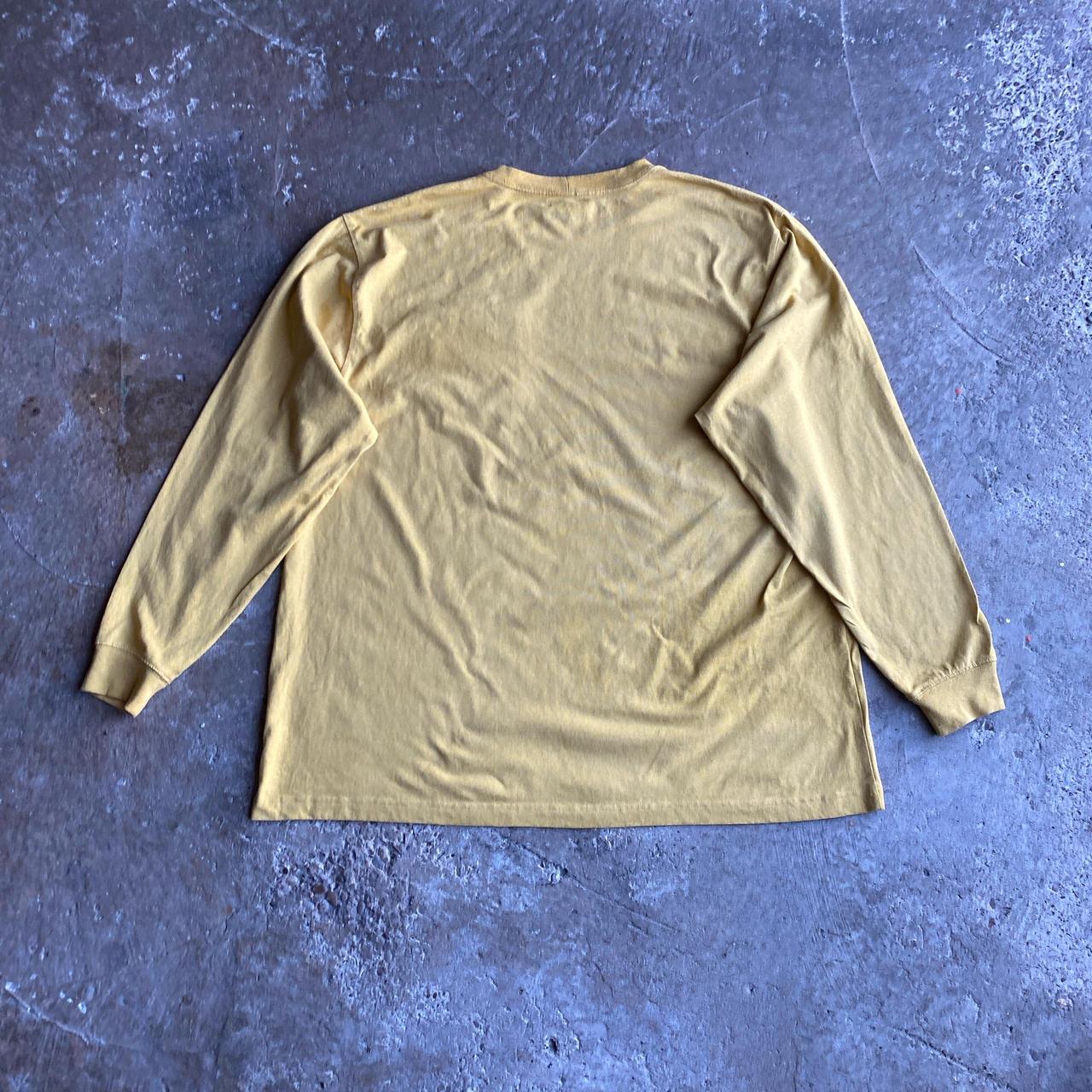 Yellow Long-Sleeve Carhartt T-Shirt - 2XL