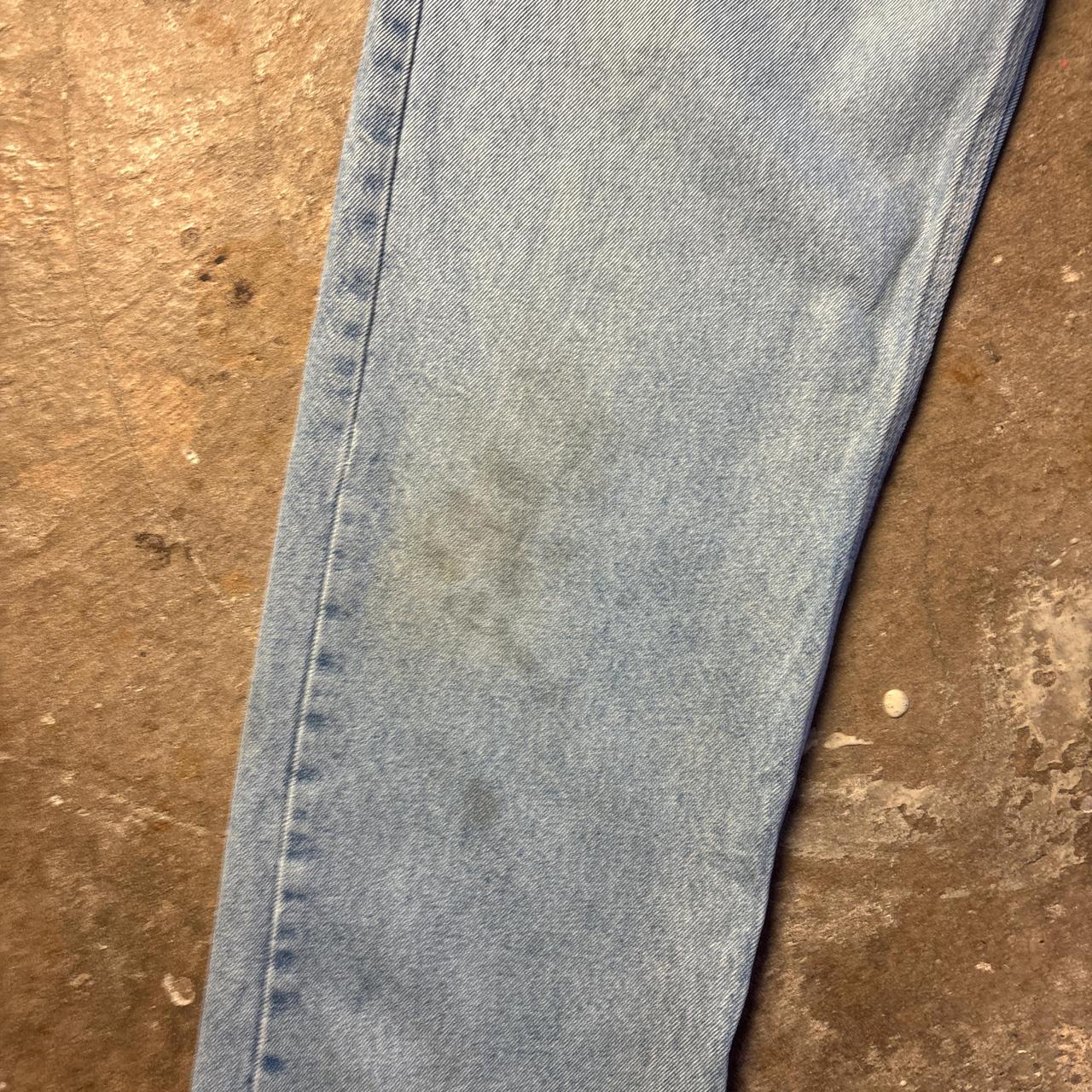 Blue Denim Carhartt Relaxed Fit Jeans - W35