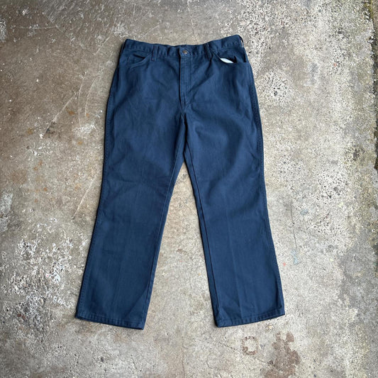 Navy Cotton/Polyester Dickies Trousers