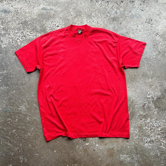 Red ‘Bohemian BBQ’ single stitch tee  - XXL