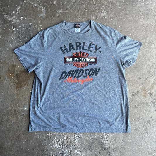 Textured Grey Harley Davidson Graphic