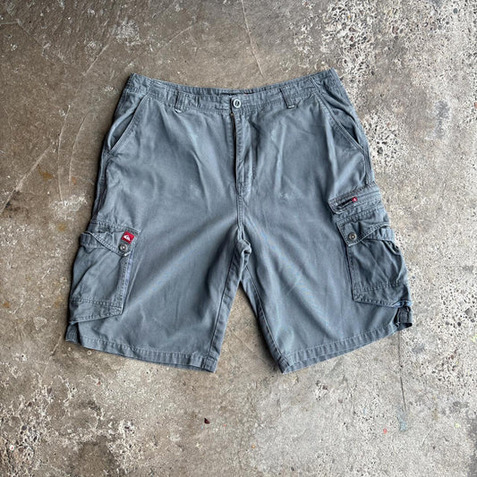Grey Quiksilver 00’s Cargo Shorts - W36